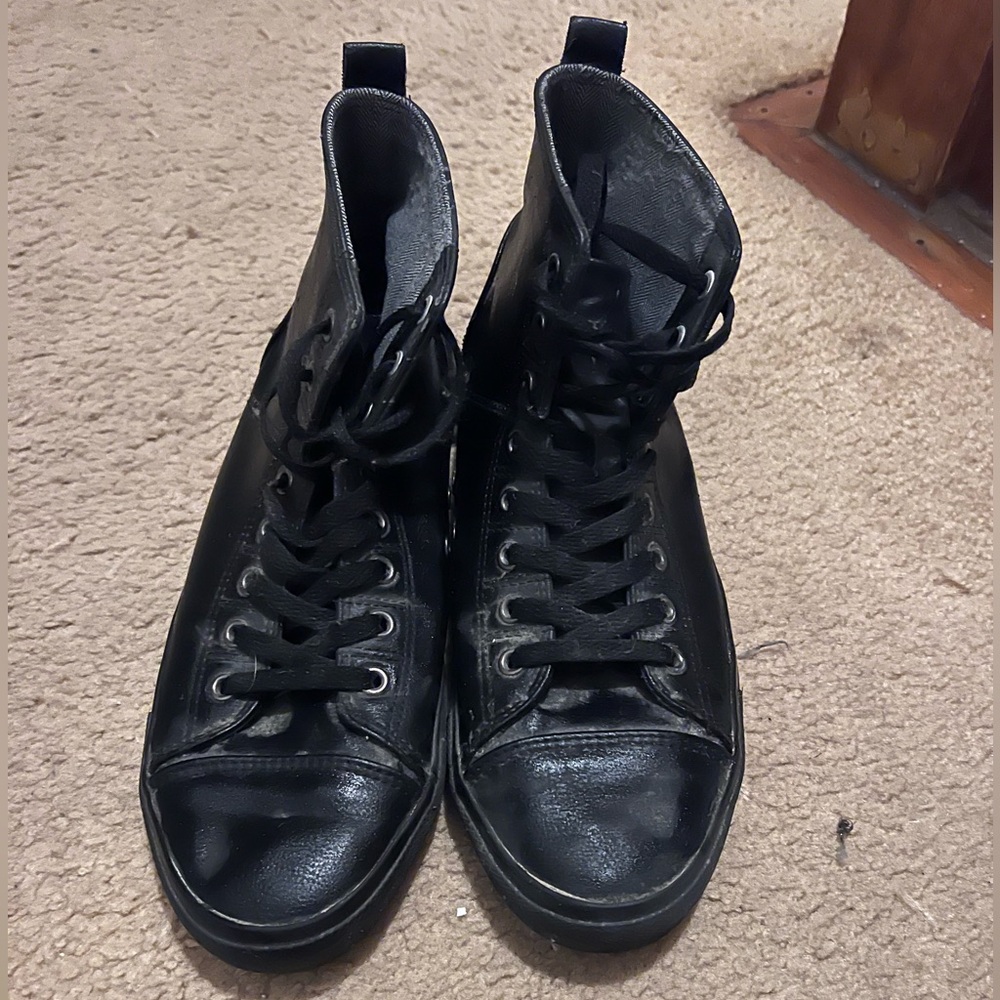 Men’s H&M High-Top Faux Leather Shoes
